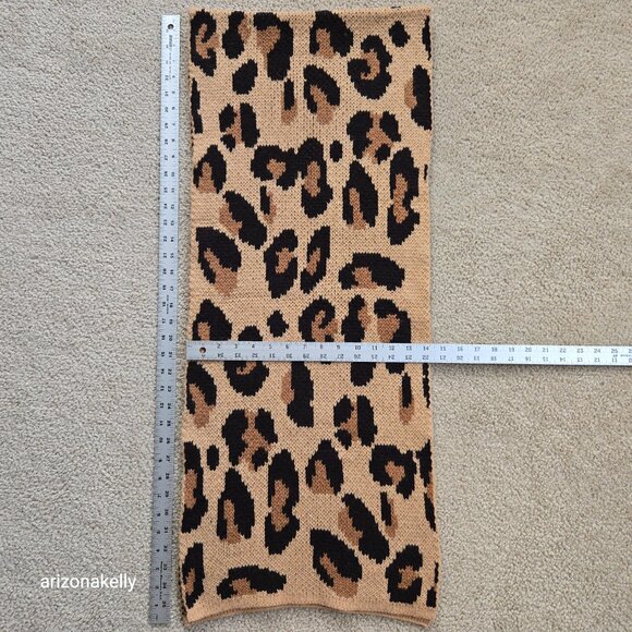 NWT Demylee x J. Crew Wool Leopard Print Scarf - Picture 15 of 16